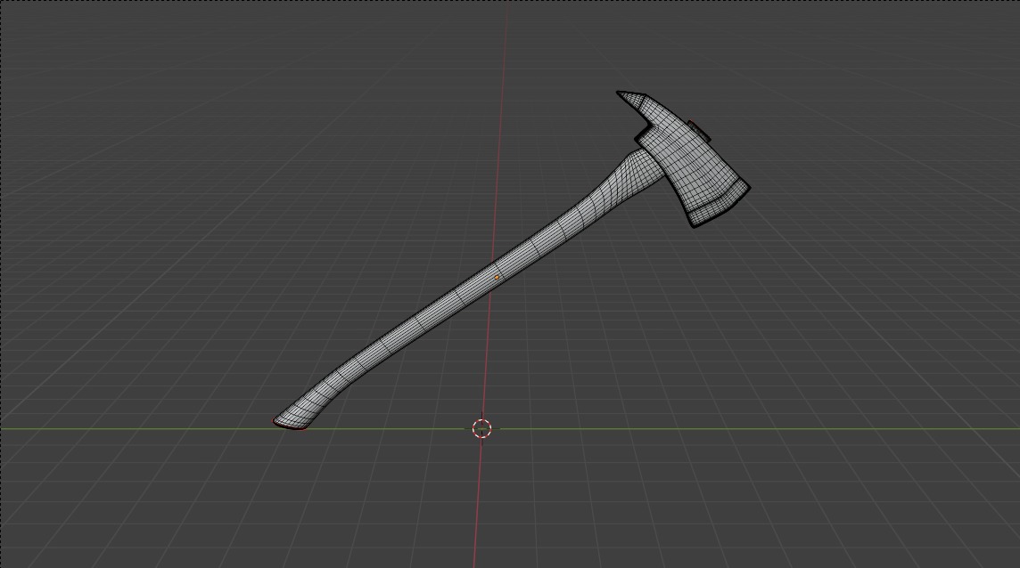 Axe 3d model Game Ready Low-poly 3D model_6