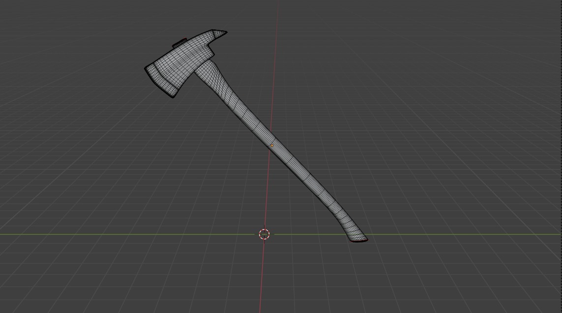 Axe 3d model Game Ready Low-poly 3D model_5
