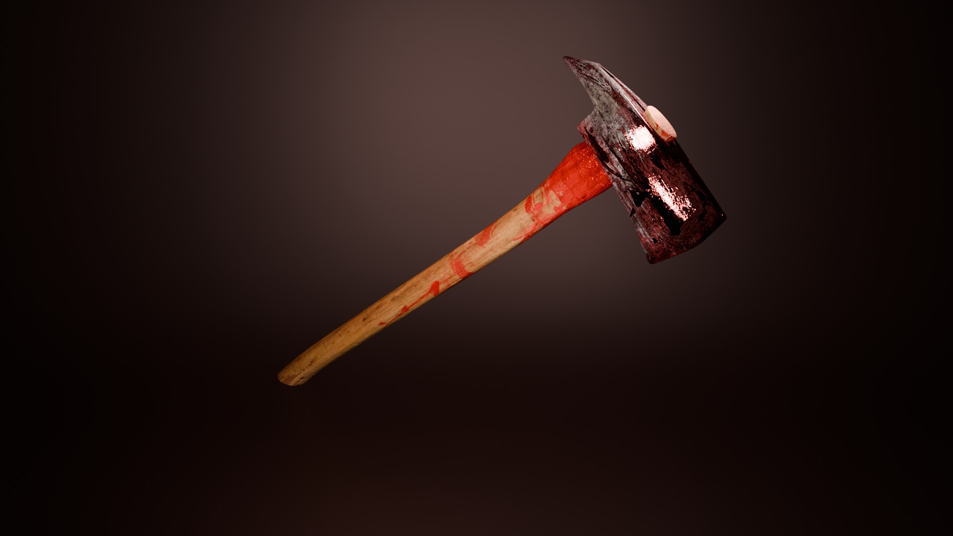 Axe 3d model Game Ready Low-poly 3D model_3