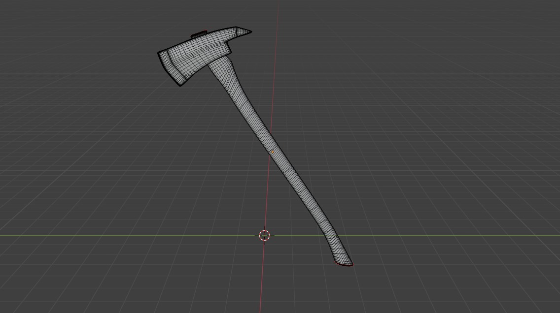 Axe 3d model Game Ready Low-poly 3D model_7