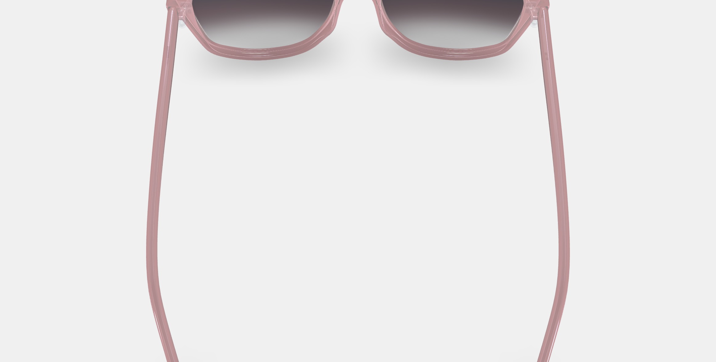 Nancy Sunglasses in Rose Crystal 3D model_7