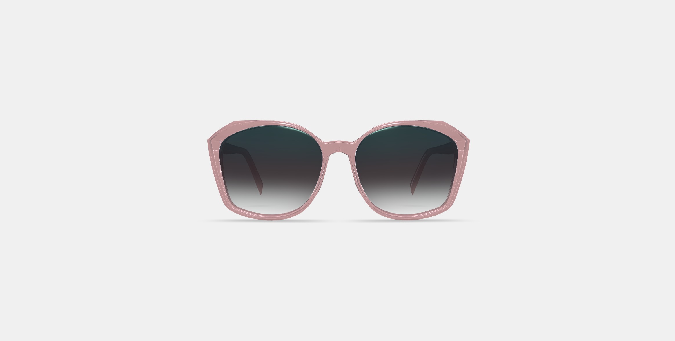 Nancy Sunglasses in Rose Crystal 3D model_10