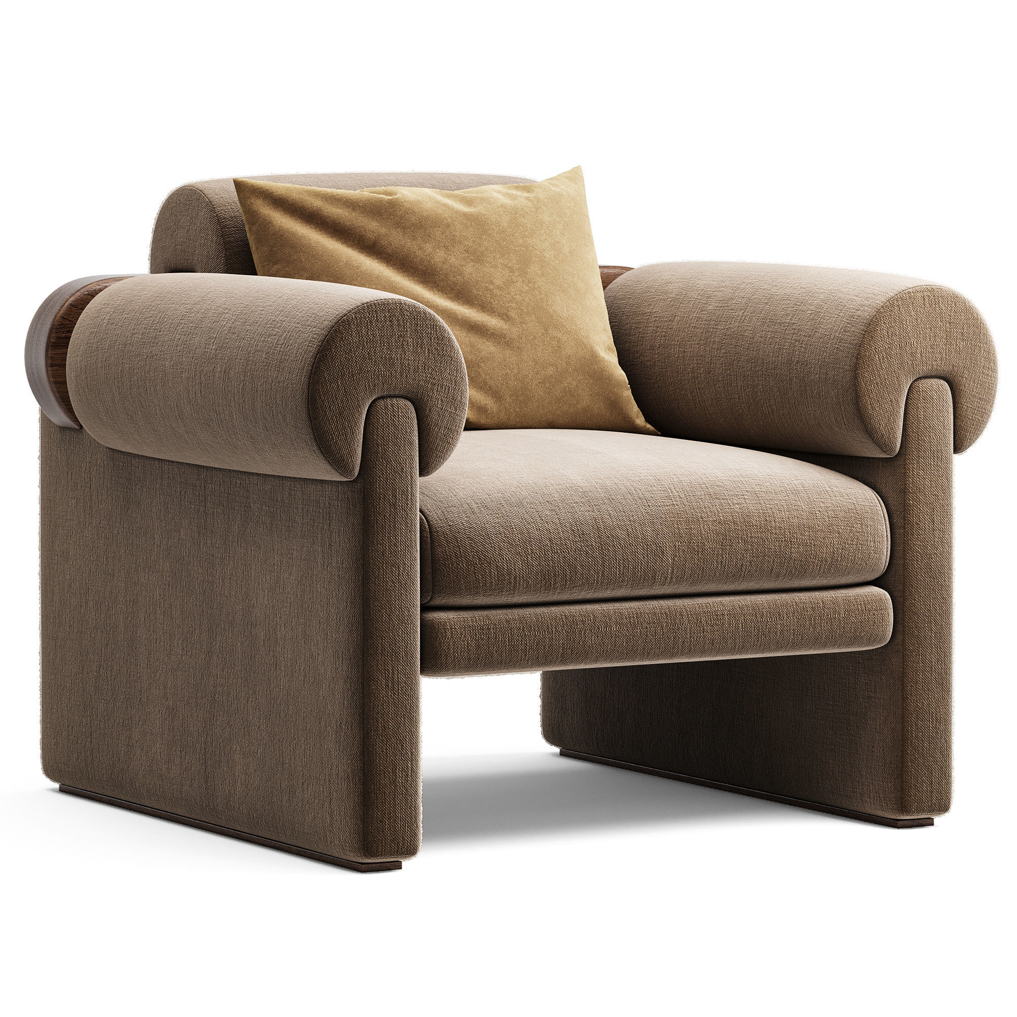 Armchair Elliot 3D model_1