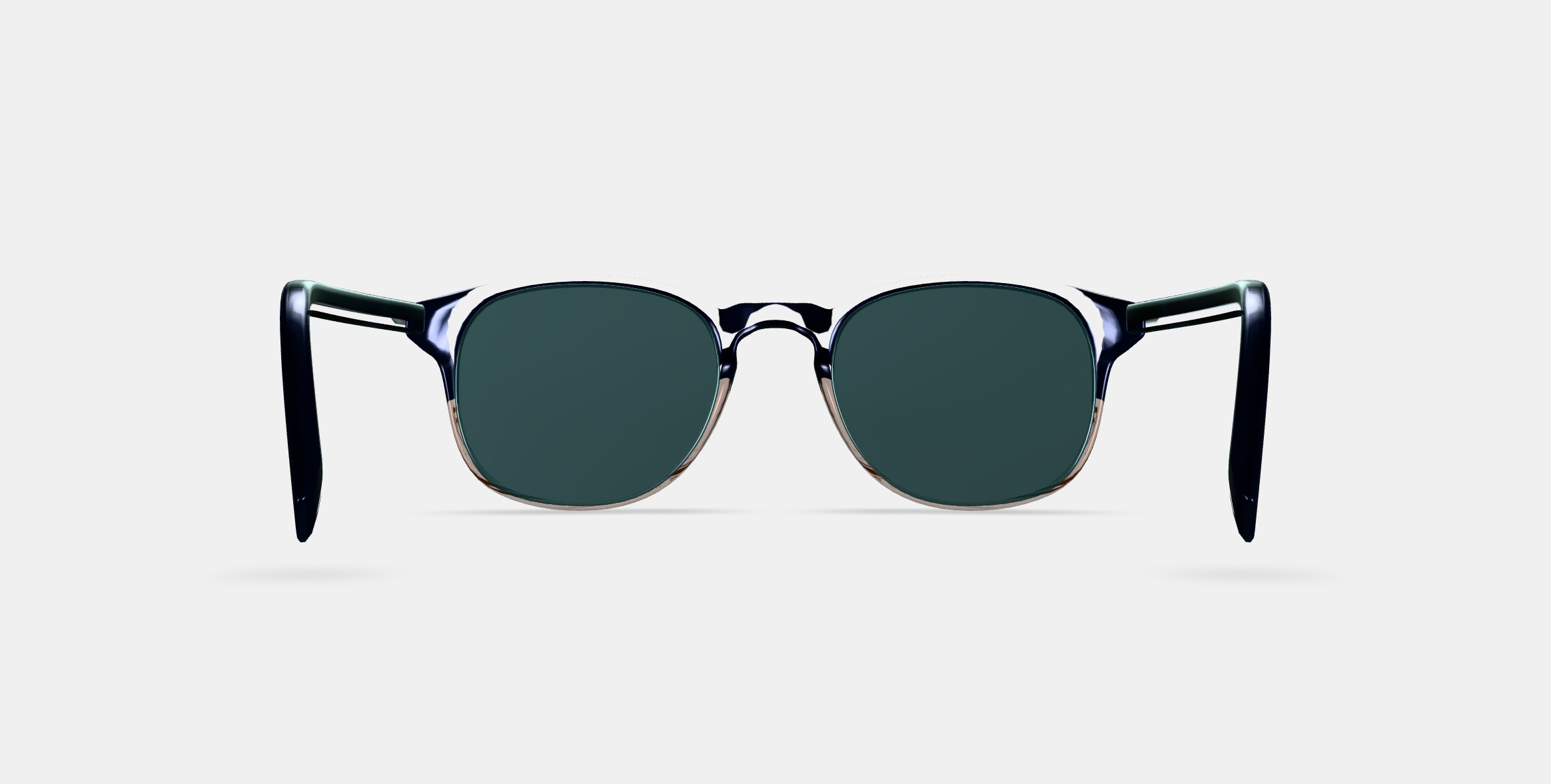 Downing Sunglasses in Antique Shale Fade 3D model_15