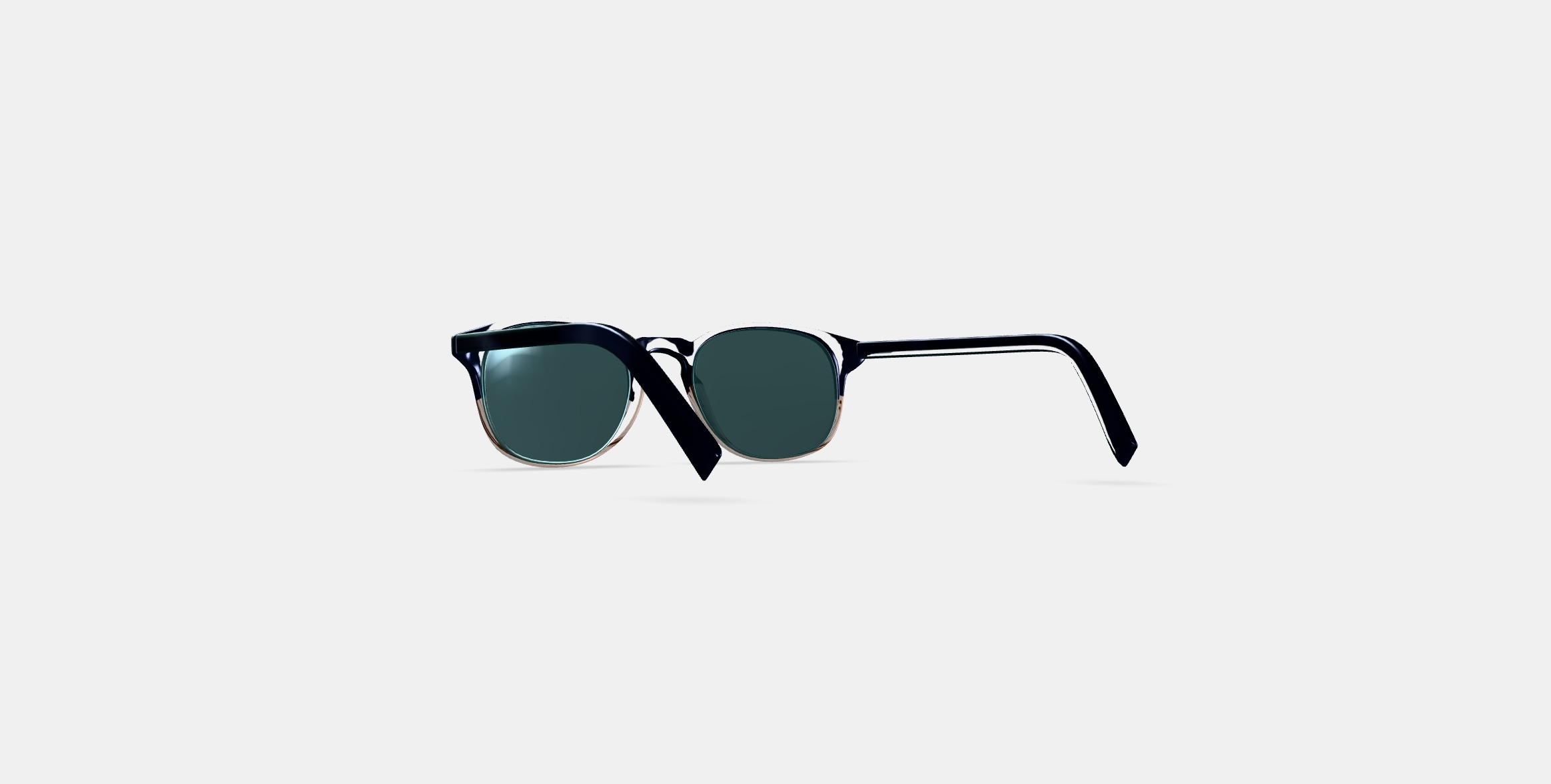 Downing Sunglasses in Antique Shale Fade 3D model_16