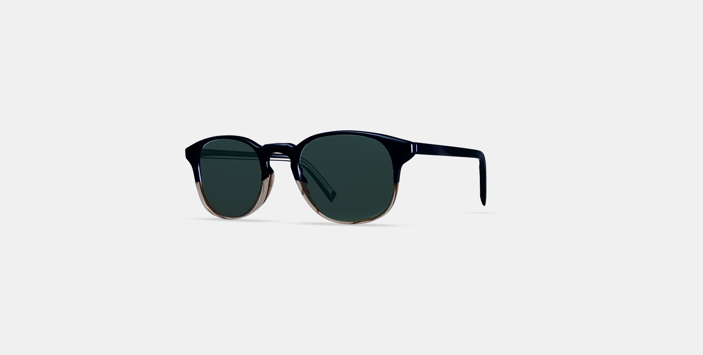 Downing Sunglasses in Antique Shale Fade 3D model_12