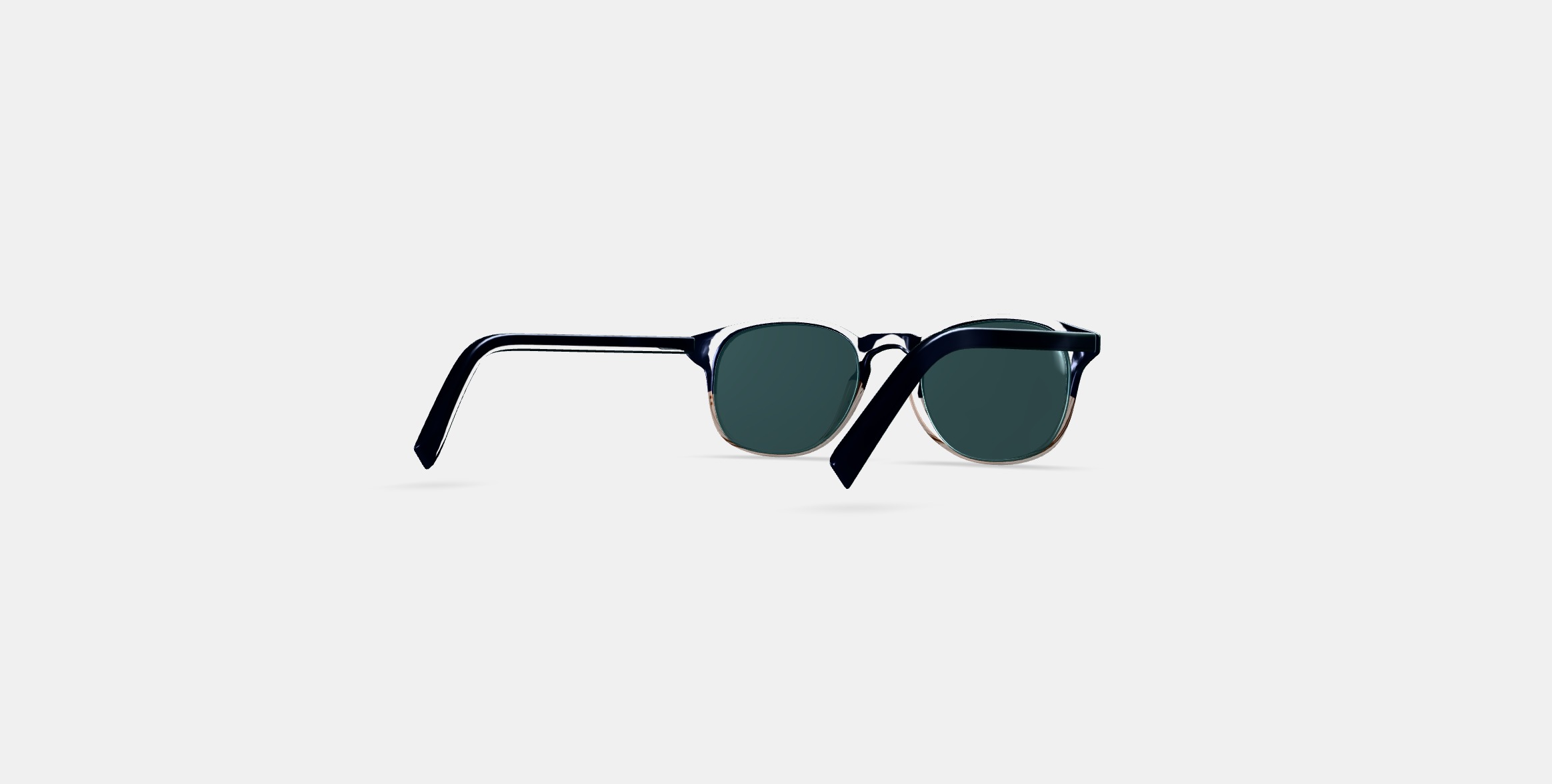 Downing Sunglasses in Antique Shale Fade 3D model_5