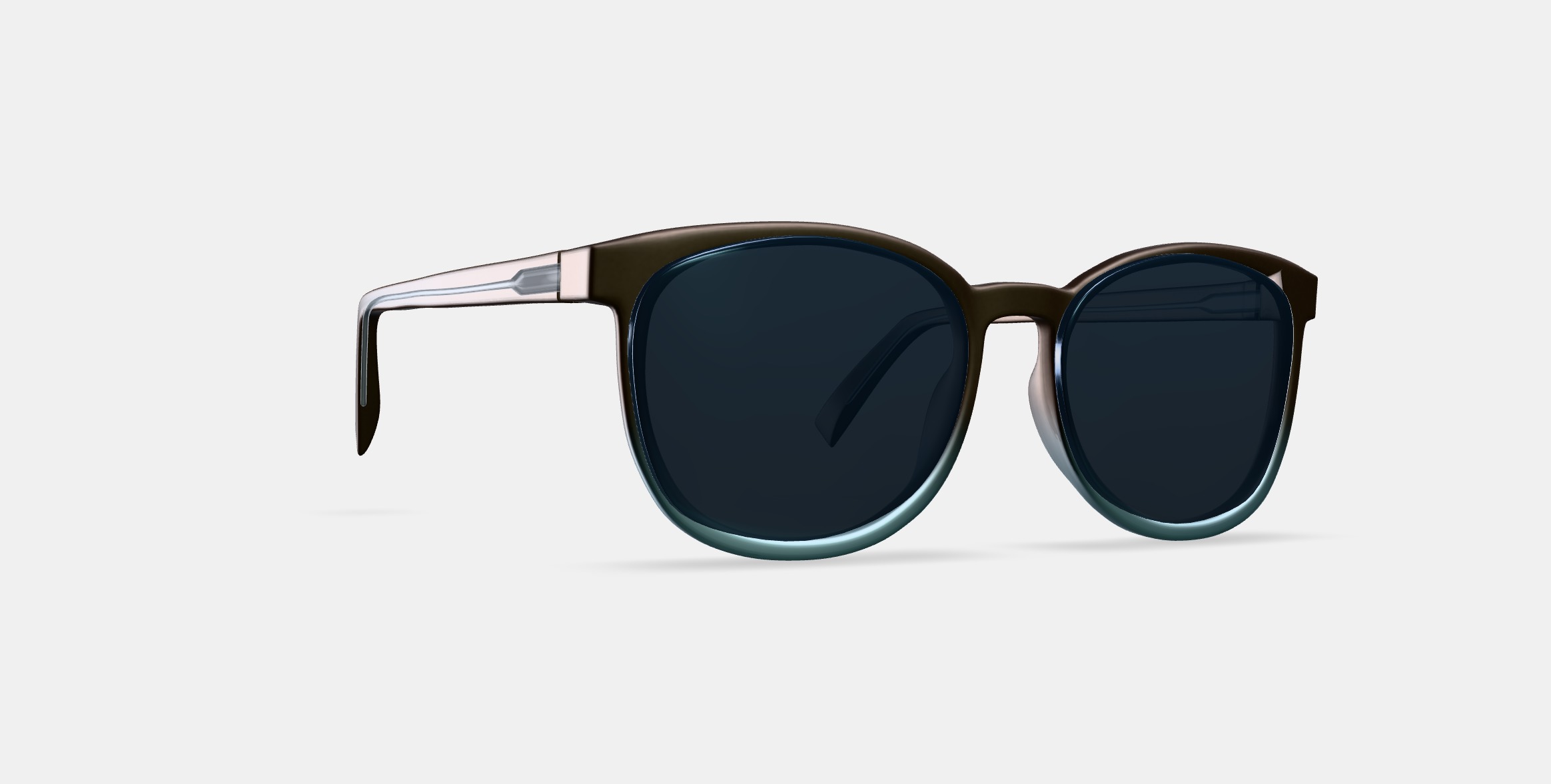 Redding Sunglasses in Ashwood Matte Fade 3D model_9