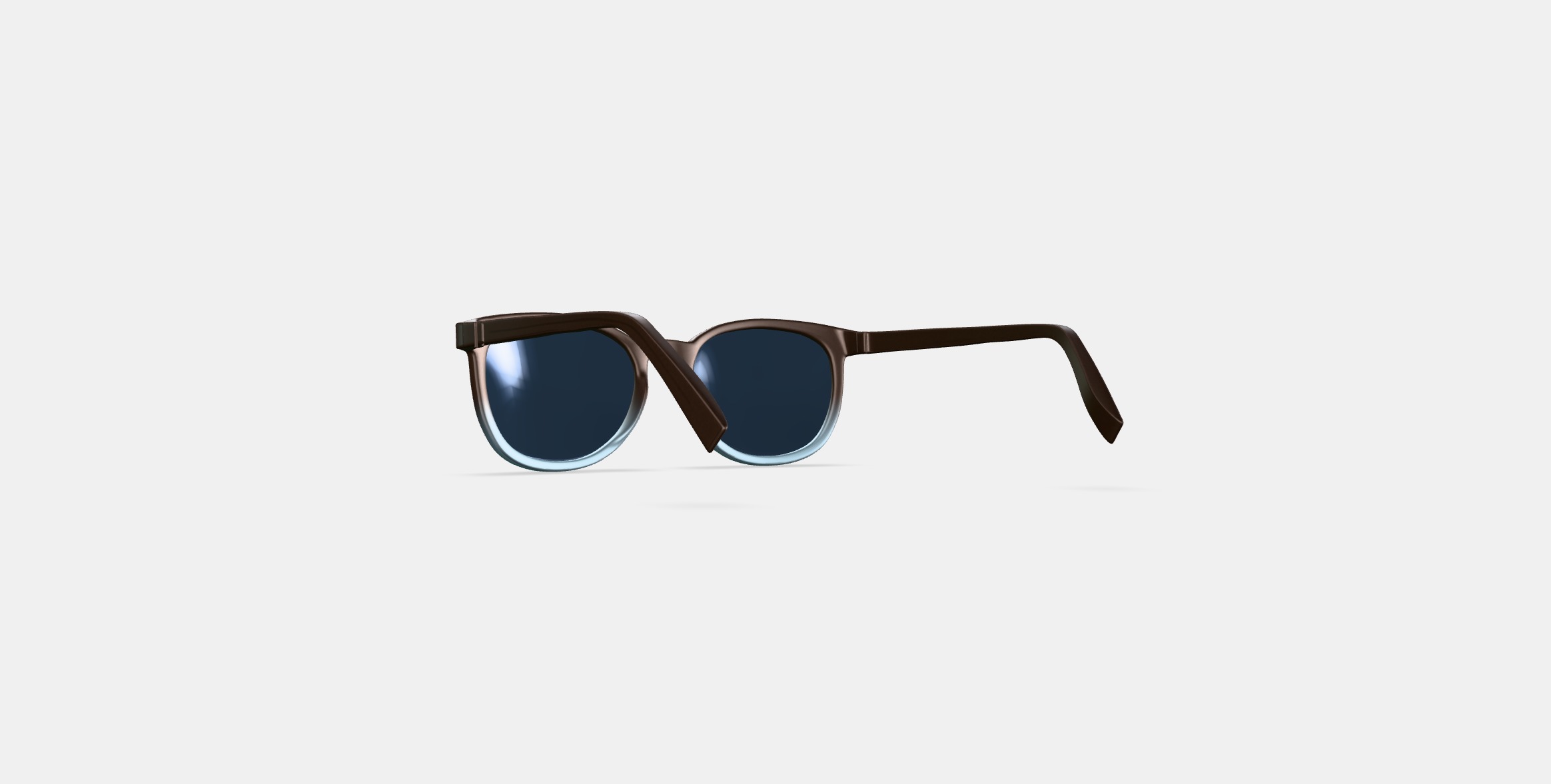 Redding Sunglasses in Ashwood Matte Fade 3D model_16