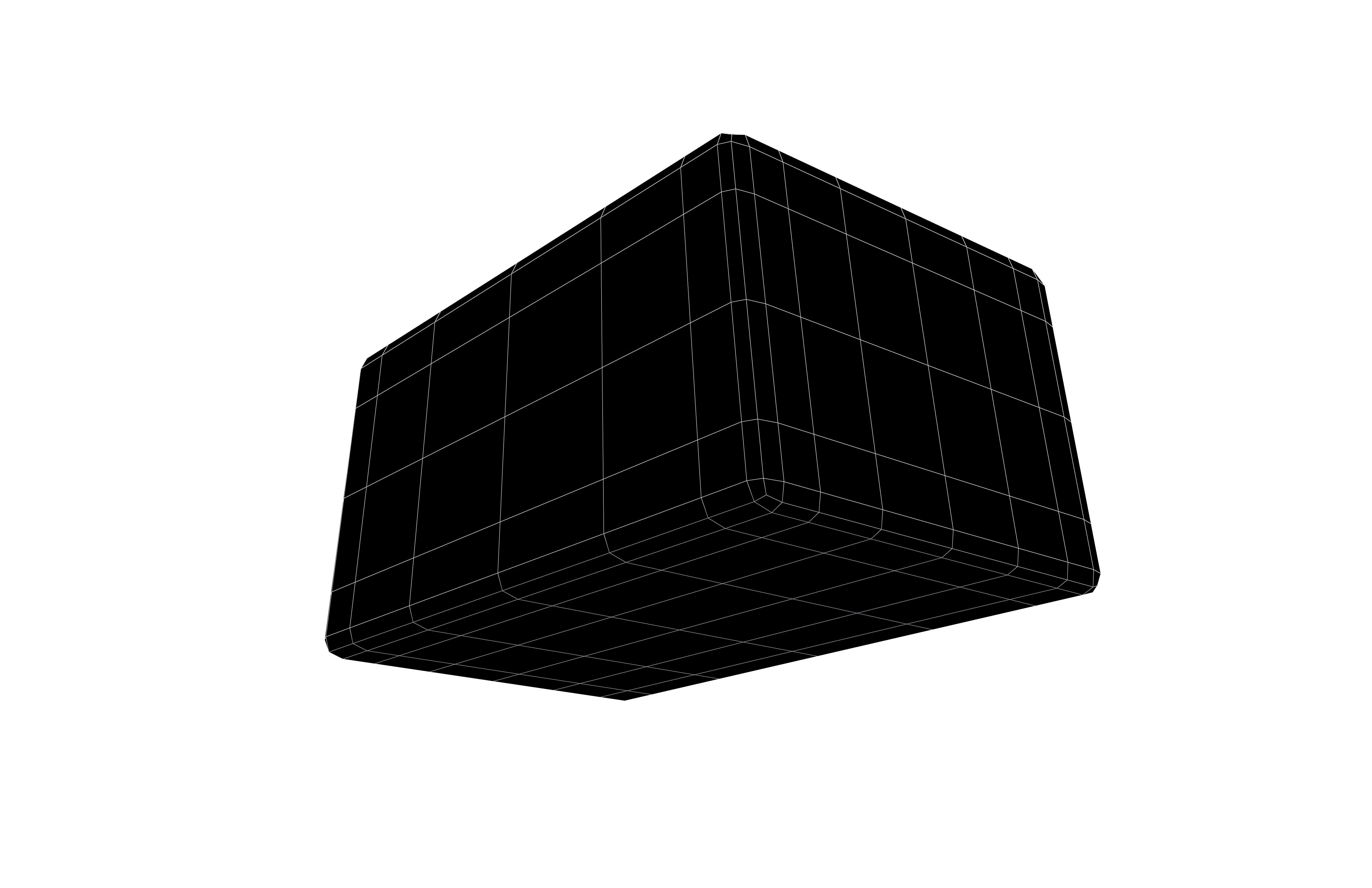 Rectangle Gummy Candy V2 002 Low-poly 3D model_7