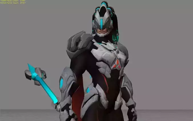 Alpha  Blade of Enmity Low-poly 3D model