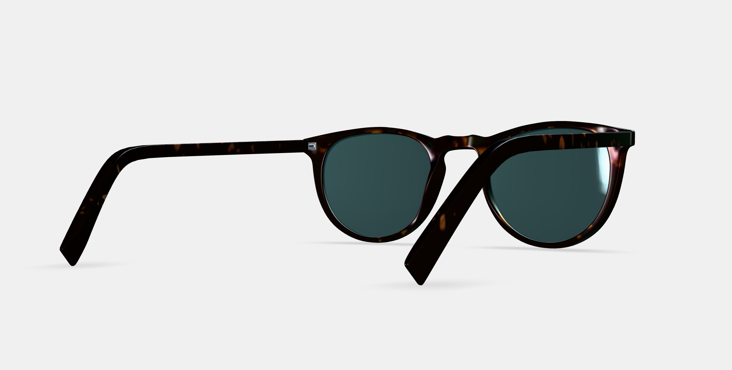 Haskell Sunglasses in Whiskey Tortoise 3D model_6