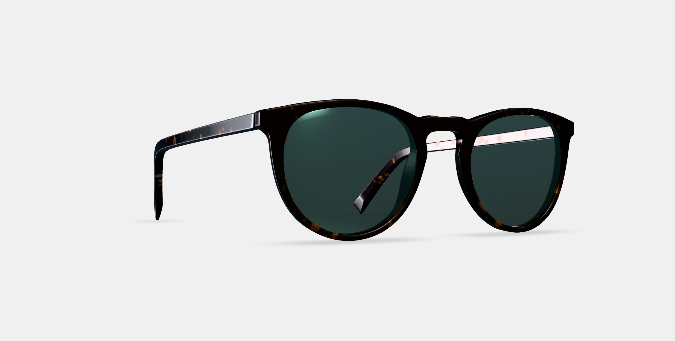 Haskell Sunglasses in Whiskey Tortoise 3D model_10