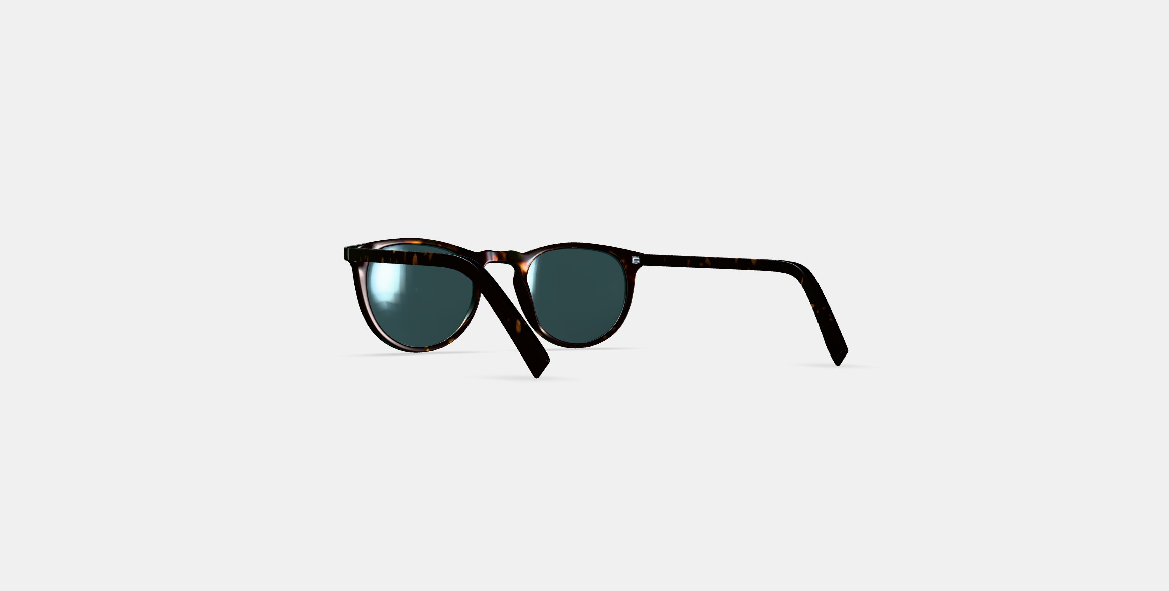 Haskell Sunglasses in Whiskey Tortoise 3D model_16