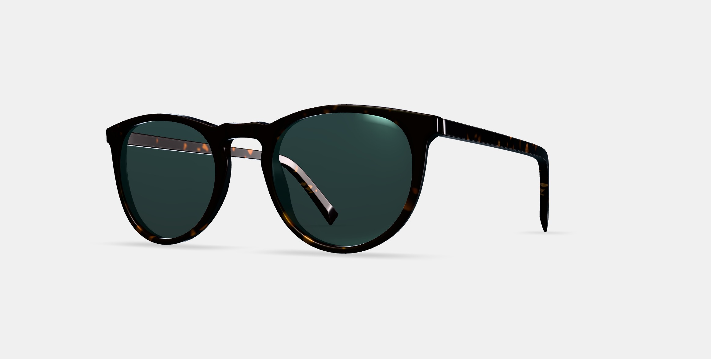 Haskell Sunglasses in Whiskey Tortoise 3D model_12