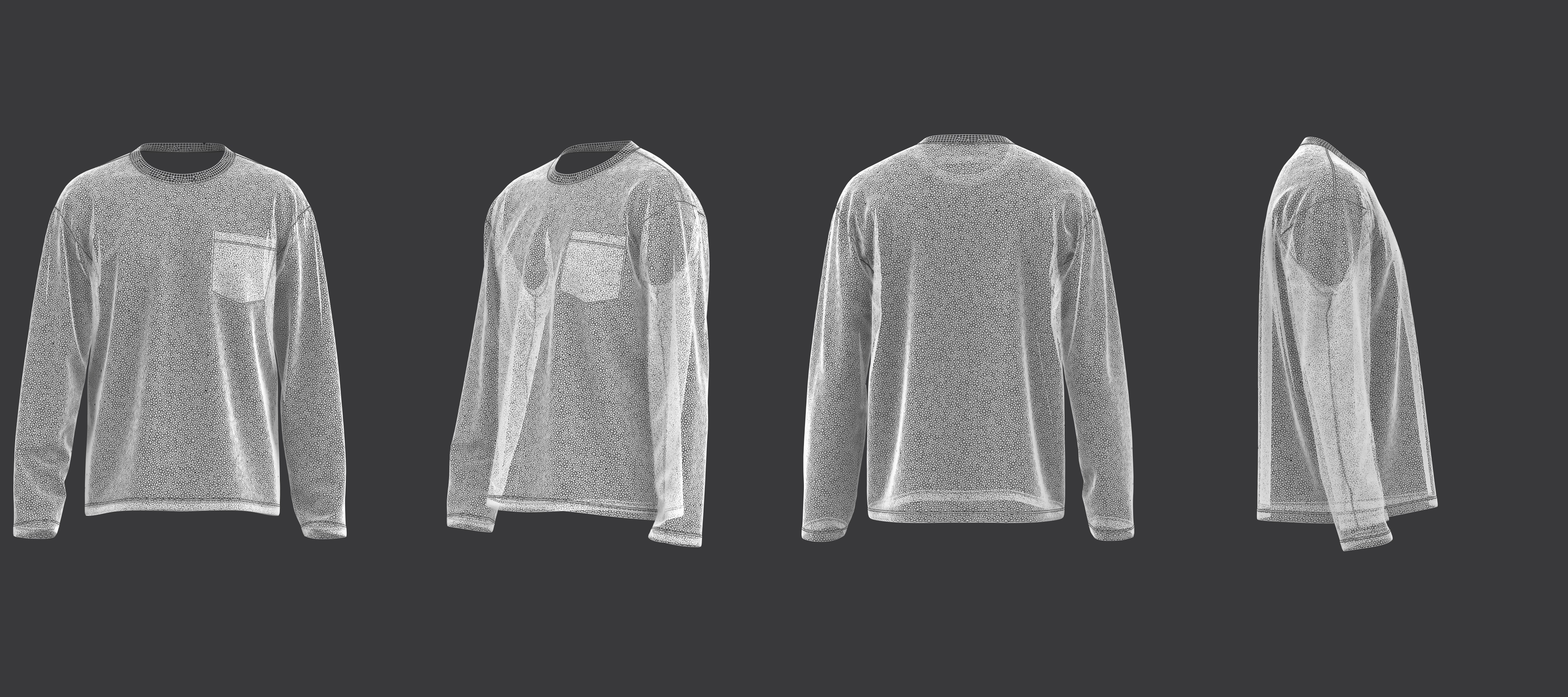 LS Pocket Tee 3D model_9