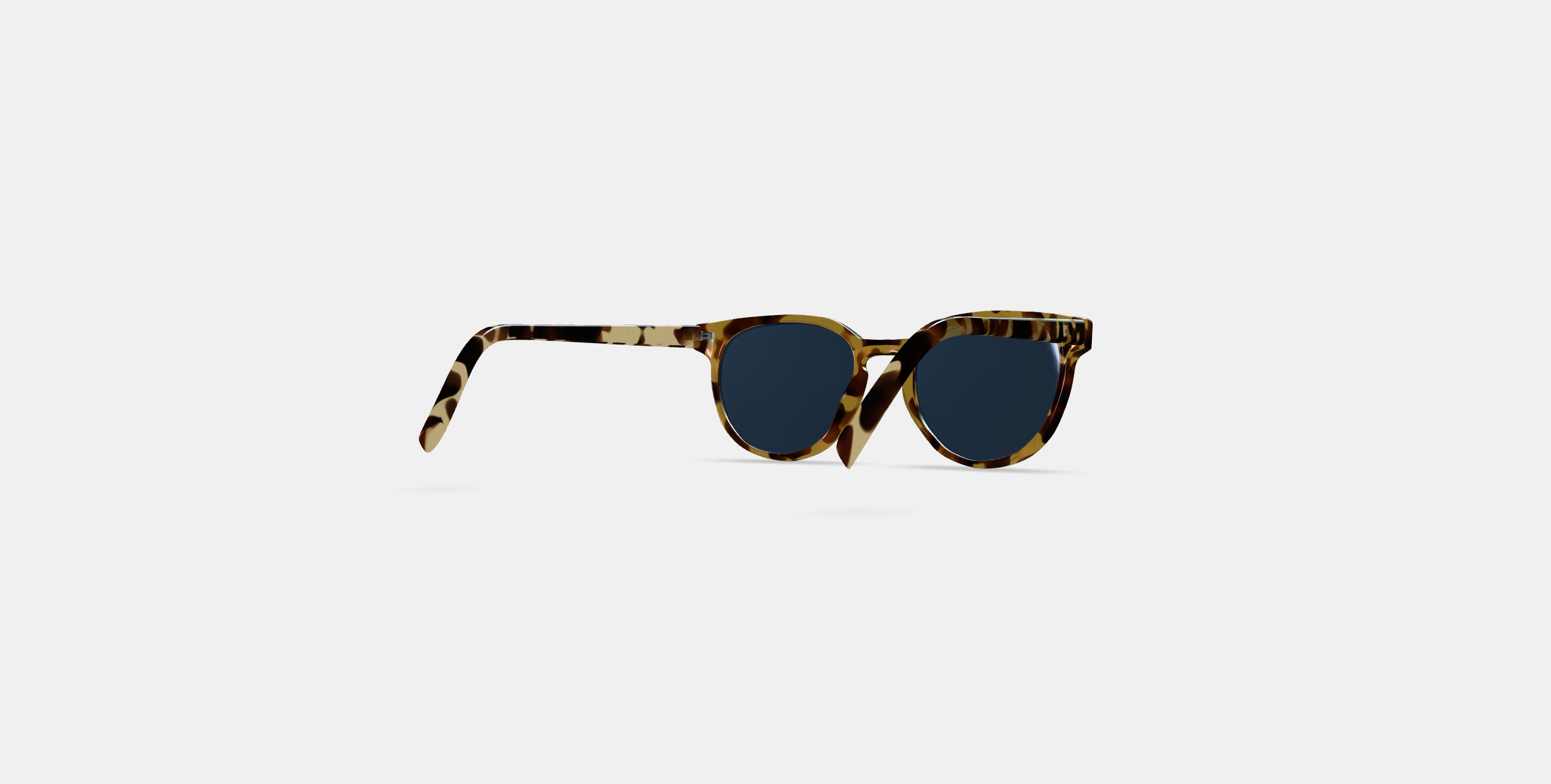 Wright Sunglasses in Walnut Tortoise 3D model_5