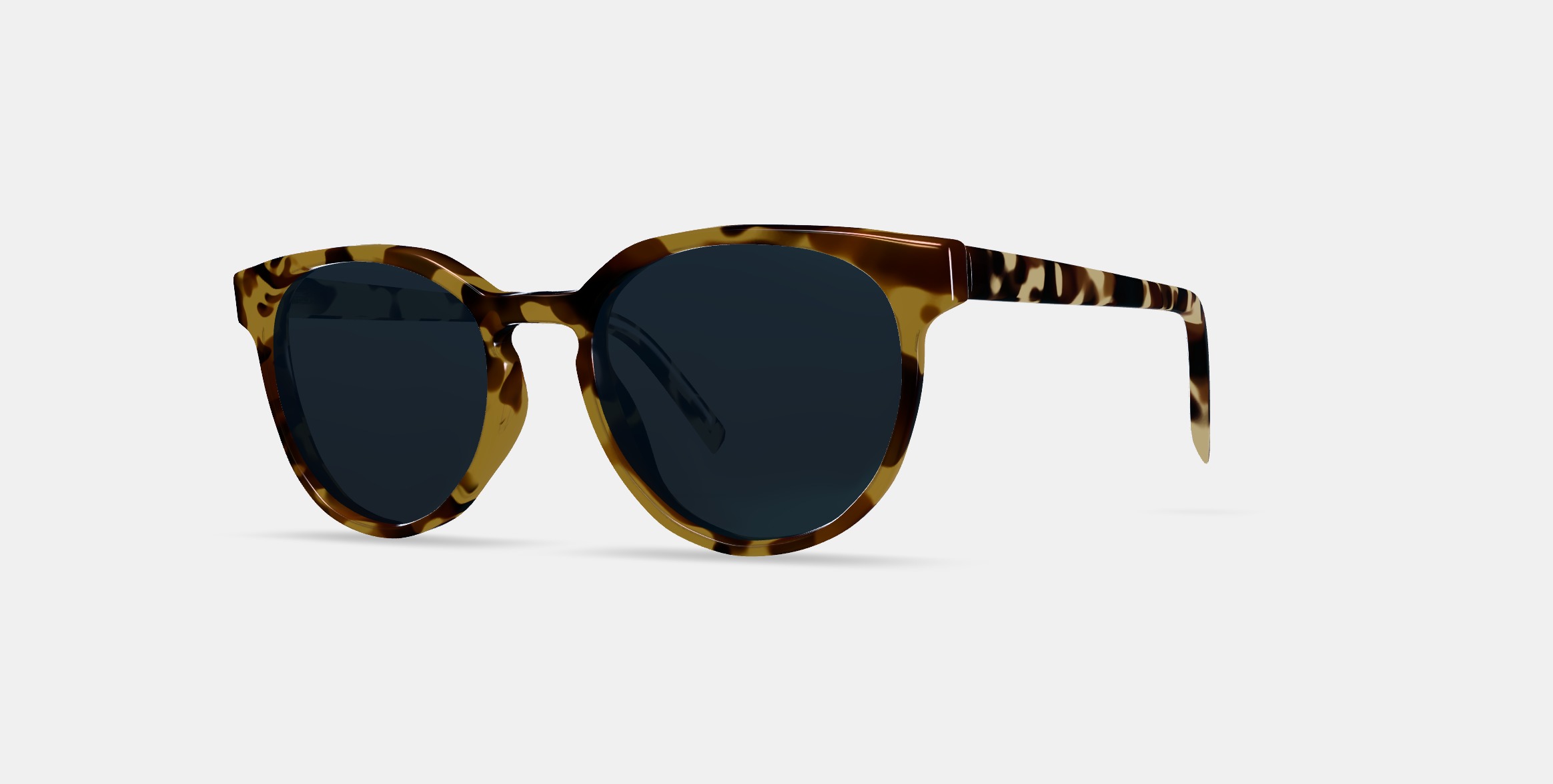 Wright Sunglasses in Walnut Tortoise 3D model_13