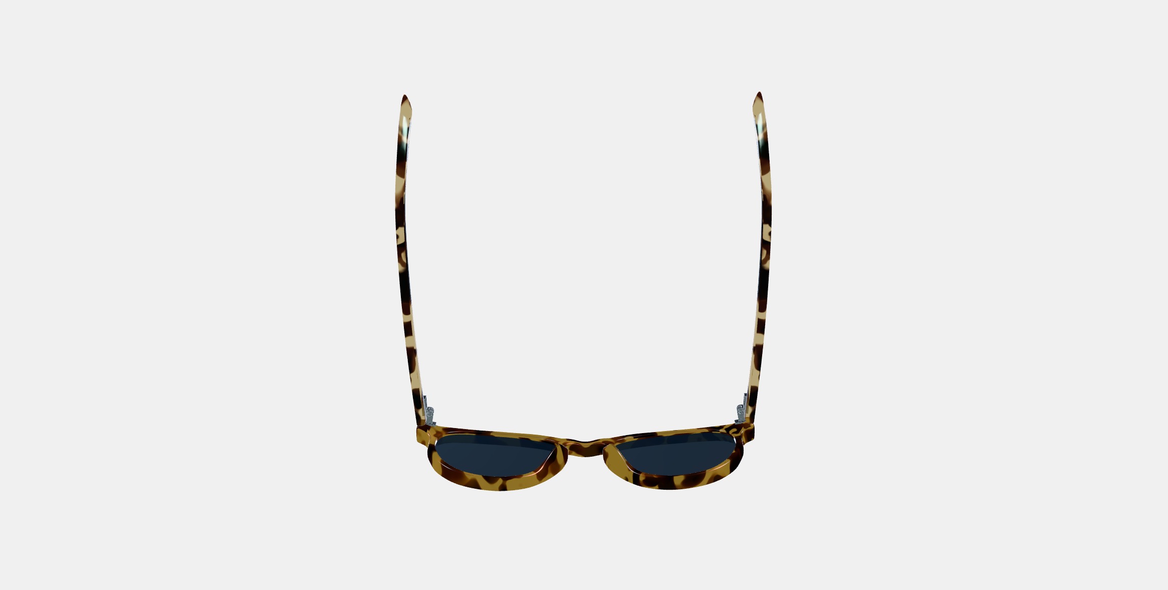 Wright Sunglasses in Walnut Tortoise 3D model_8