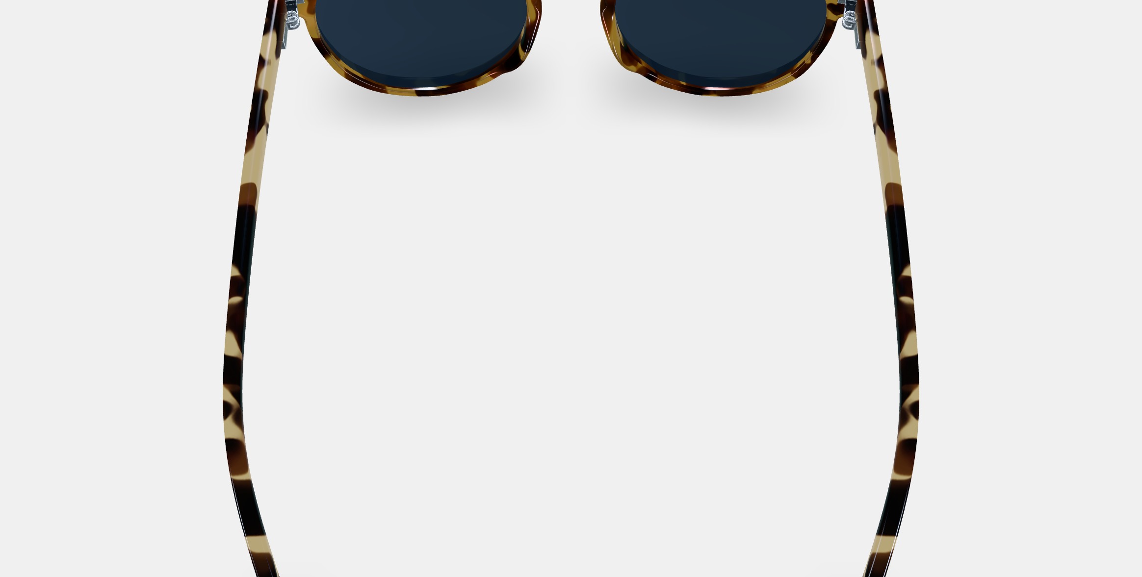 Wright Sunglasses in Walnut Tortoise 3D model_4