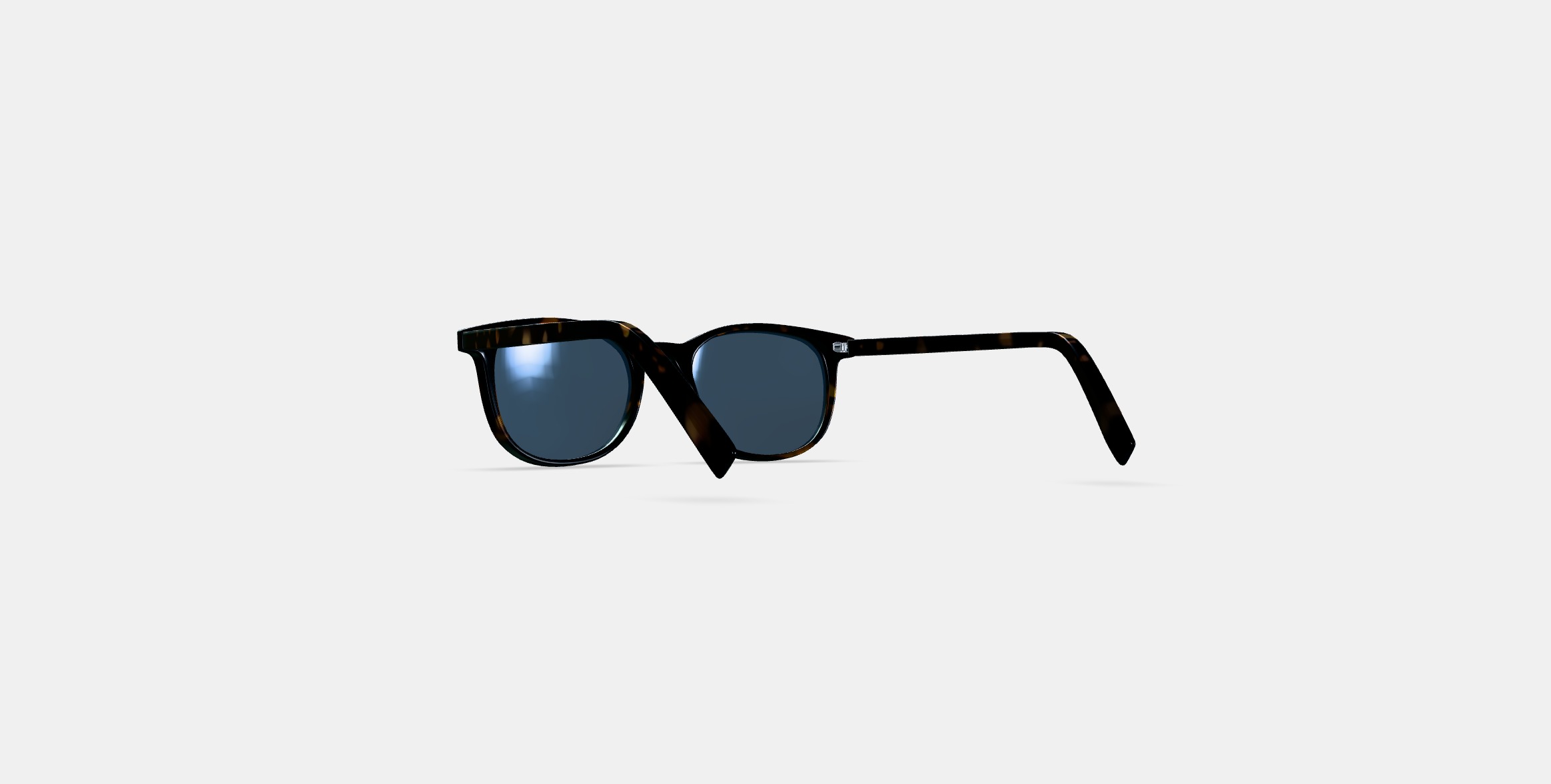 Durand Sunglasses in Whiskey Tortoise 3D model_16