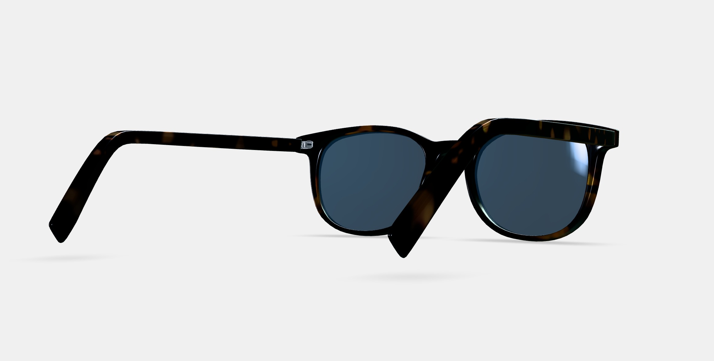 Durand Sunglasses in Whiskey Tortoise 3D model_6