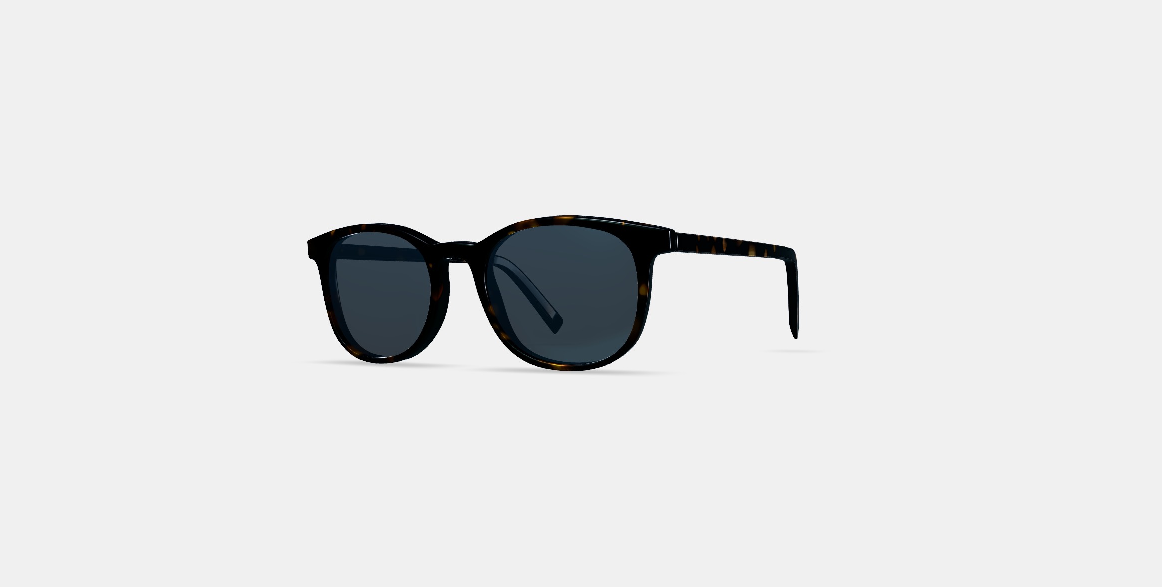 Durand Sunglasses in Whiskey Tortoise 3D model_12
