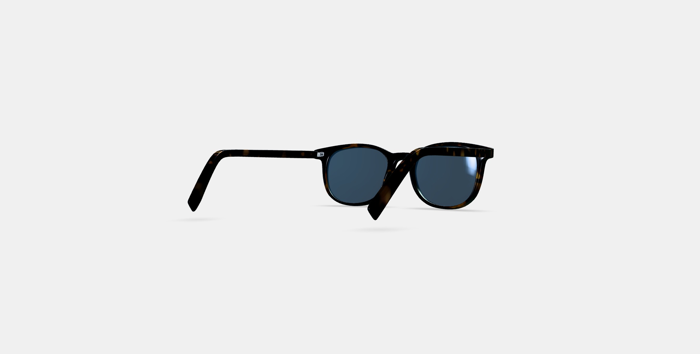 Durand Sunglasses in Whiskey Tortoise 3D model_5
