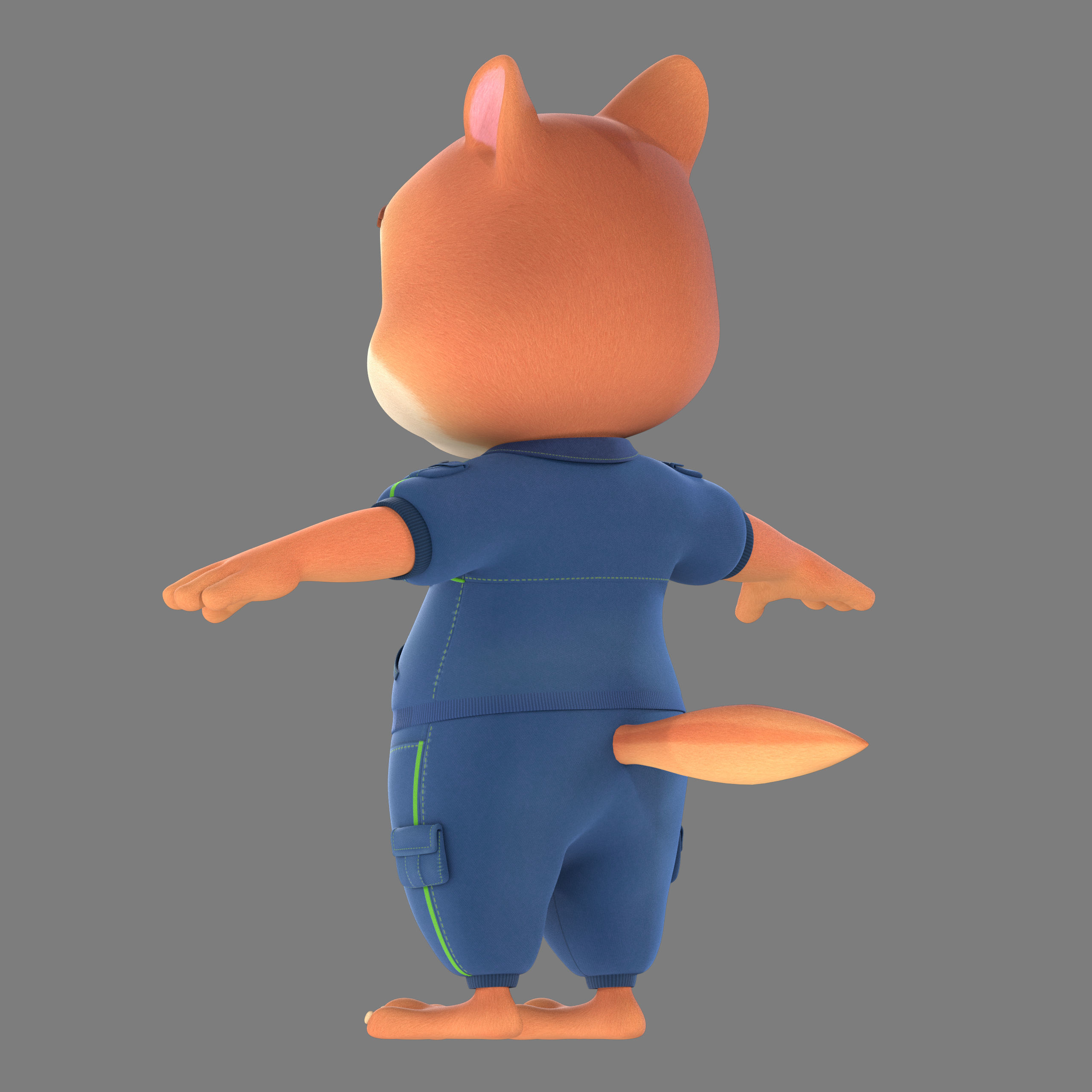 chipmunks 3D model_4
