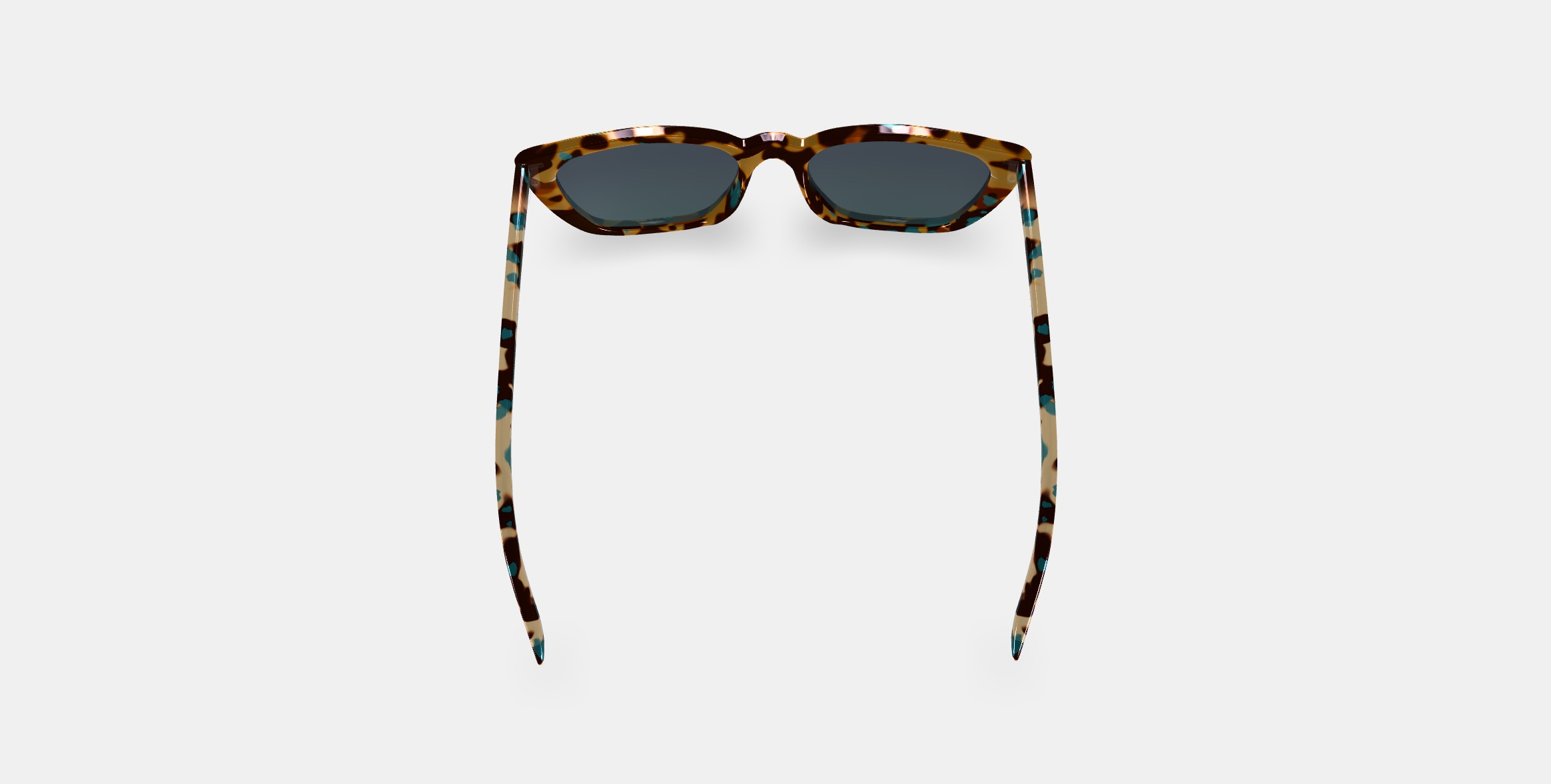 Janelle Sunglasses in Seashore Tortoise 3D model_2