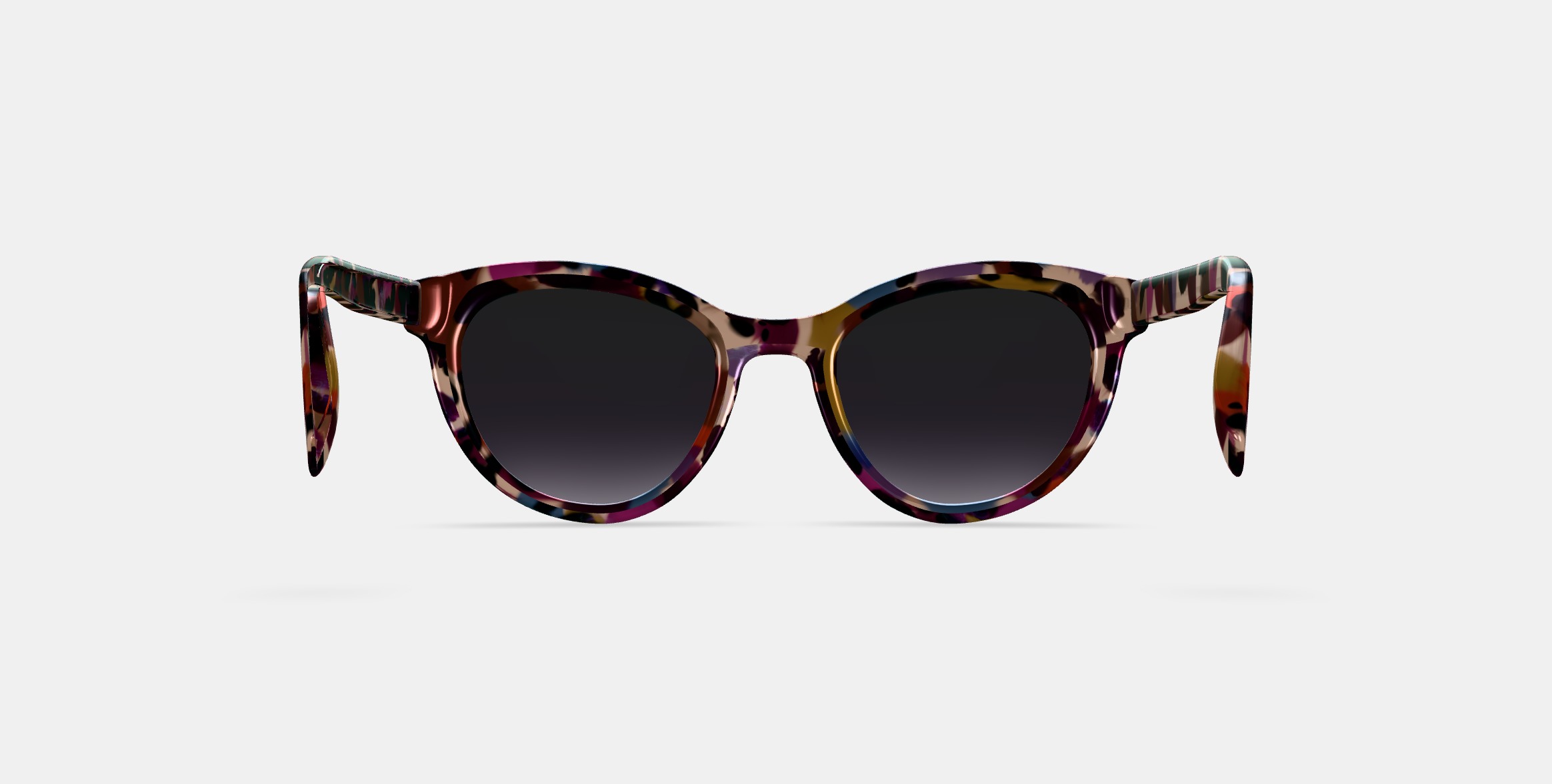 Raina Sunglasses in Confetti Tortoise 3D model_15