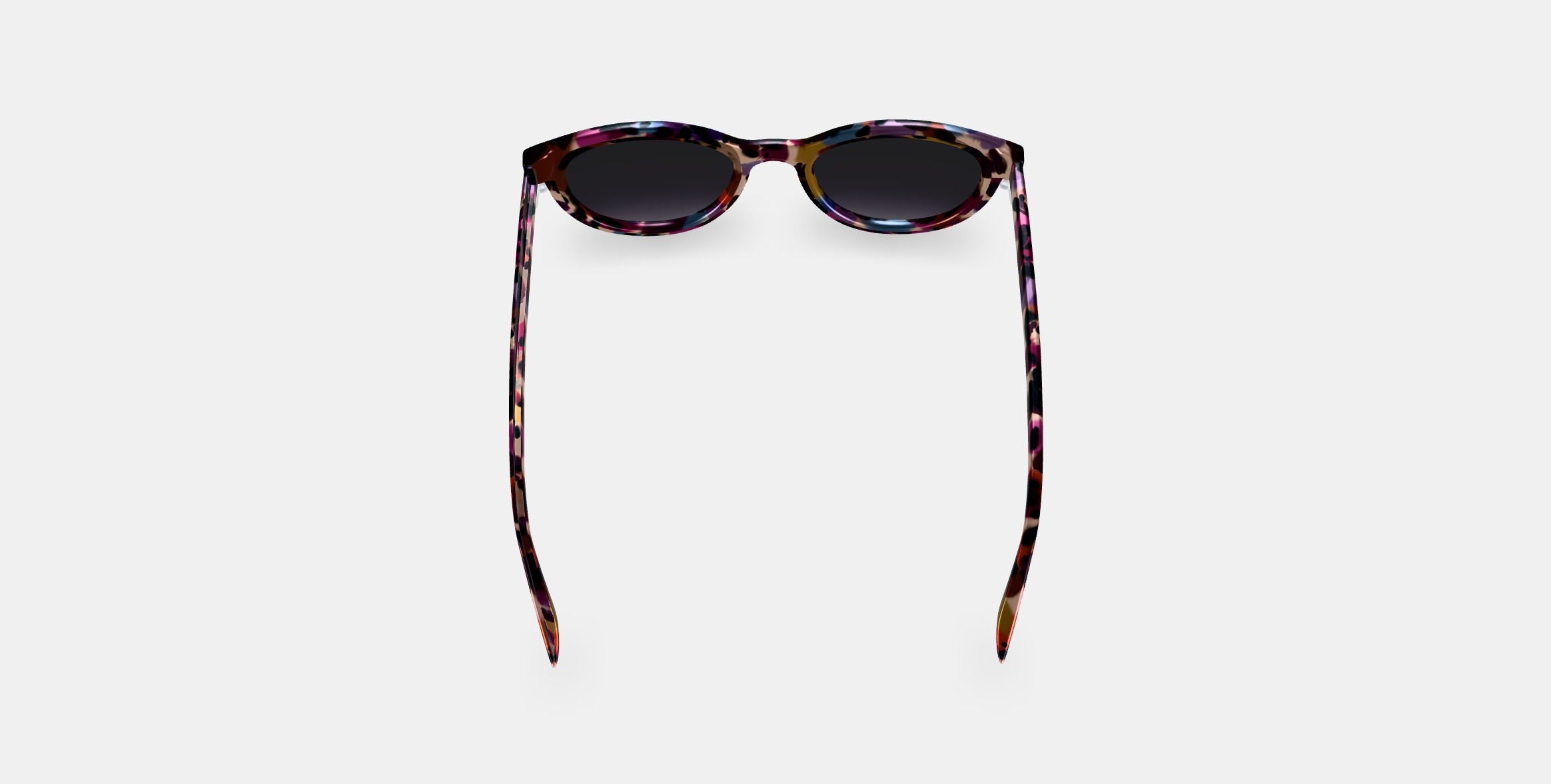 Raina Sunglasses in Confetti Tortoise 3D model_2