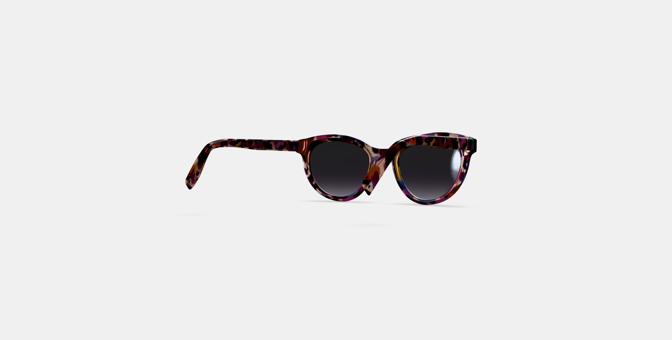 Raina Sunglasses in Confetti Tortoise 3D model_5