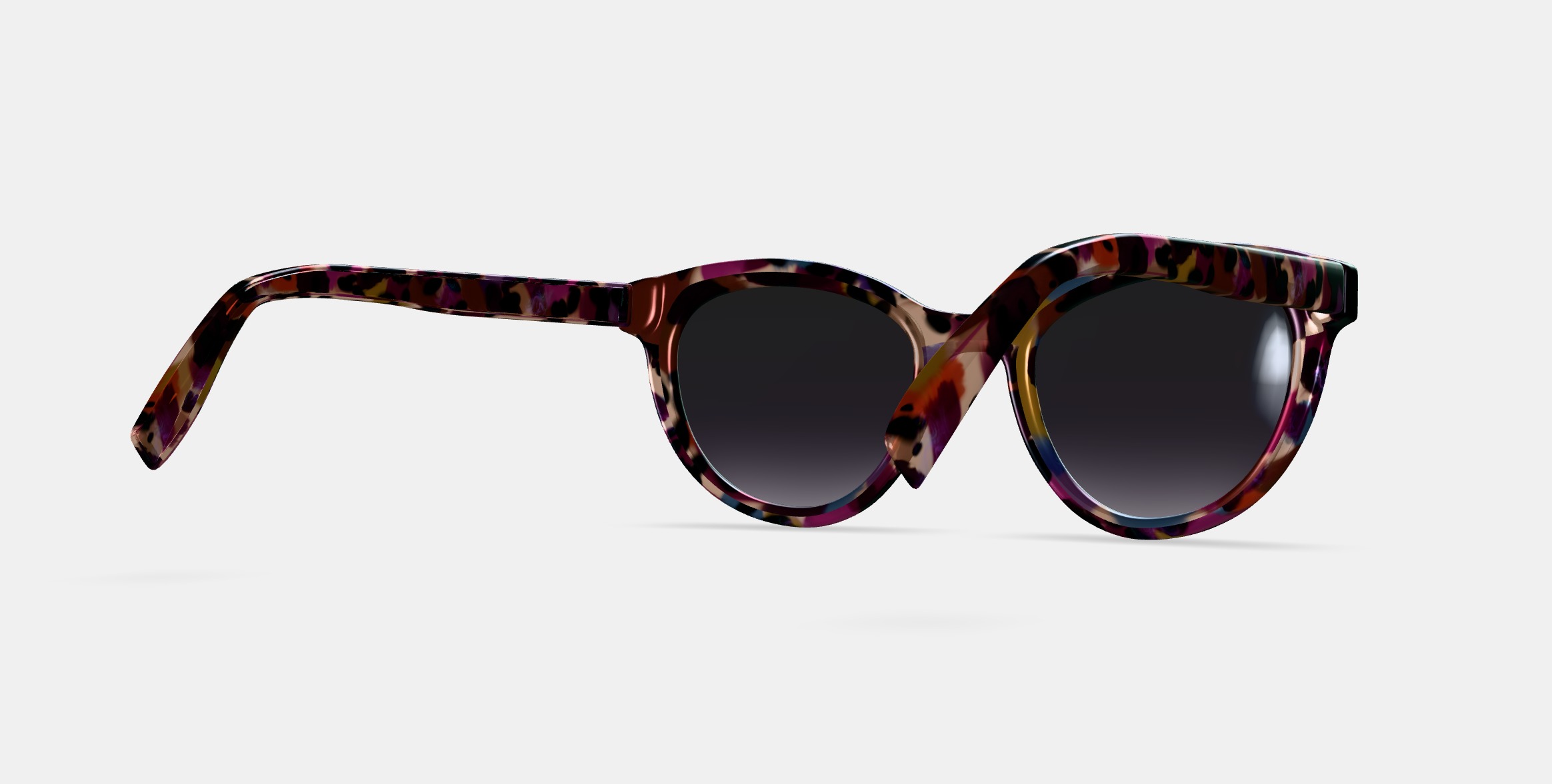 Raina Sunglasses in Confetti Tortoise 3D model_6