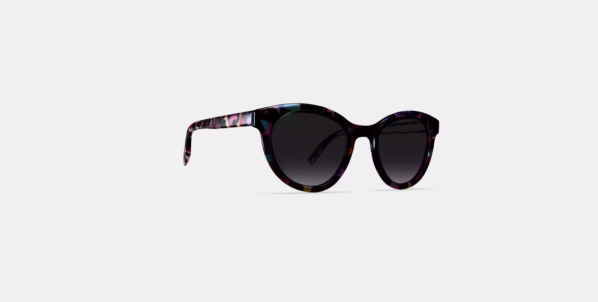Raina Sunglasses in Confetti Tortoise 3D model_0