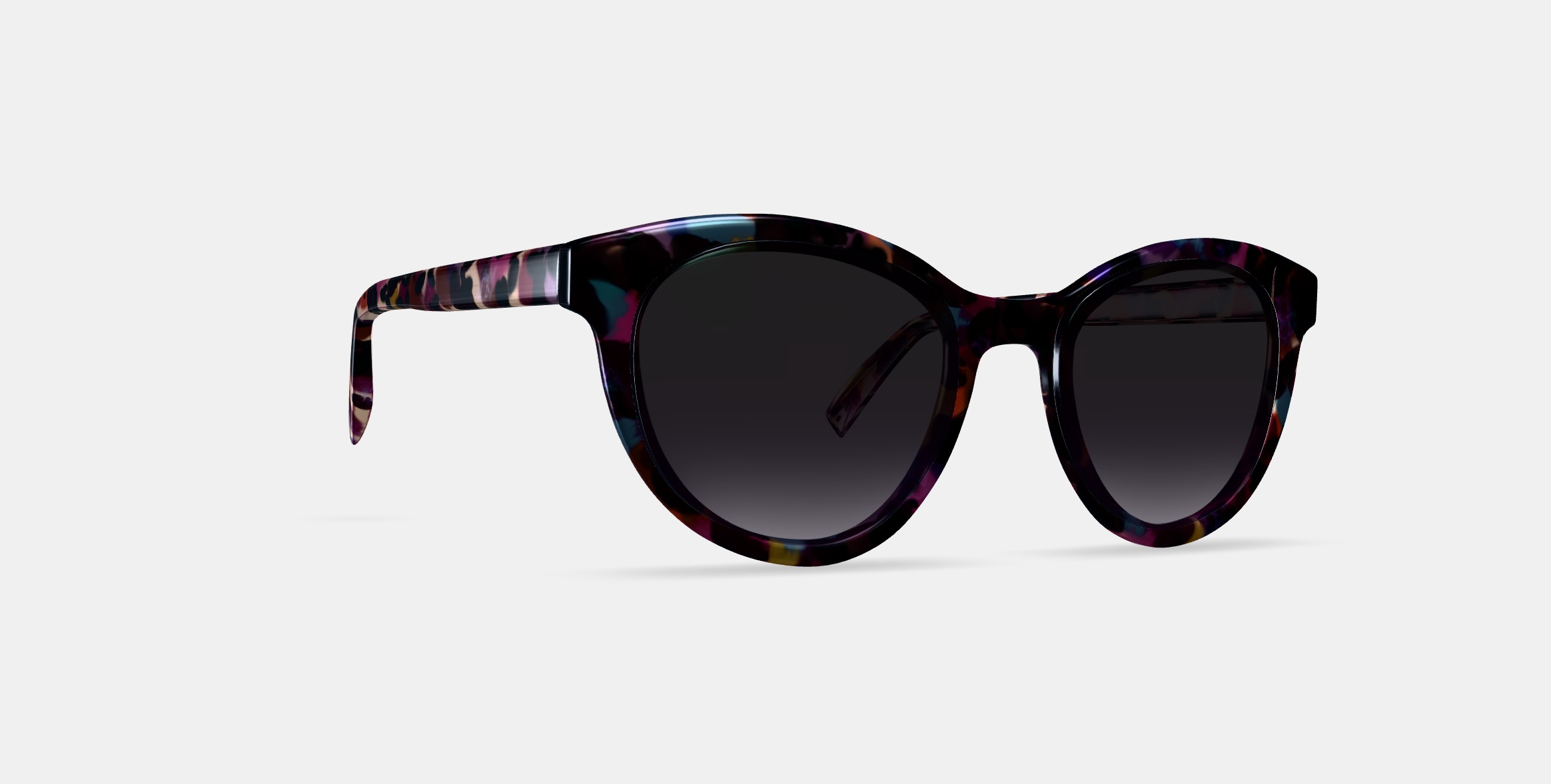 Raina Sunglasses in Confetti Tortoise 3D model_9