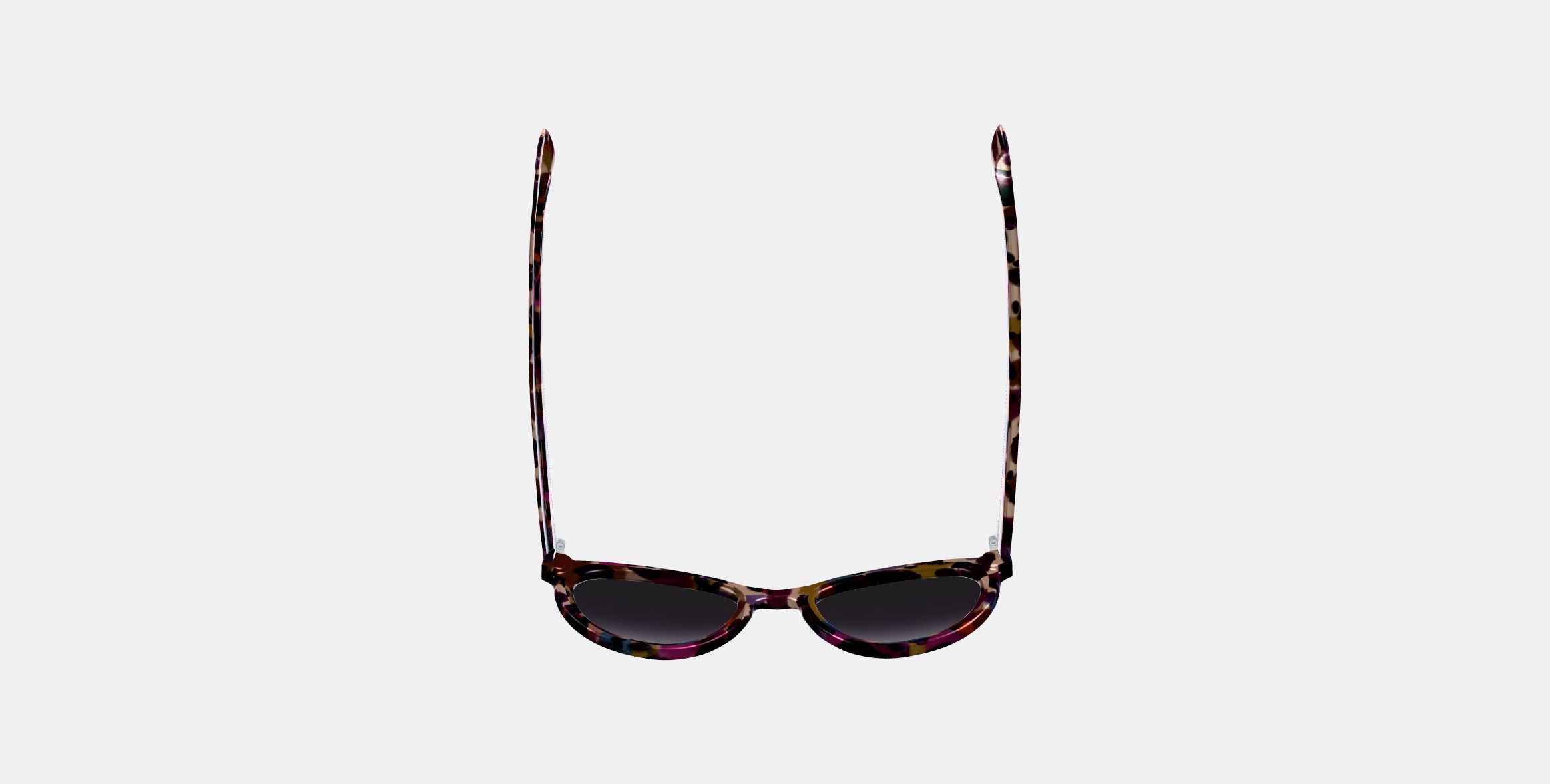 Raina Sunglasses in Confetti Tortoise 3D model_7