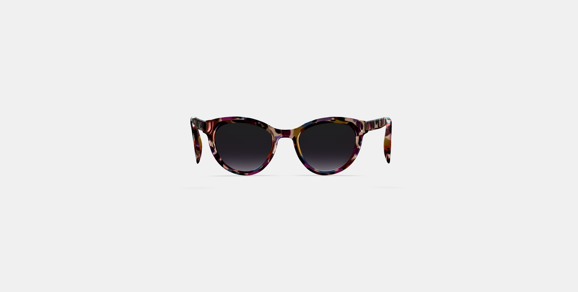 Raina Sunglasses in Confetti Tortoise 3D model_14