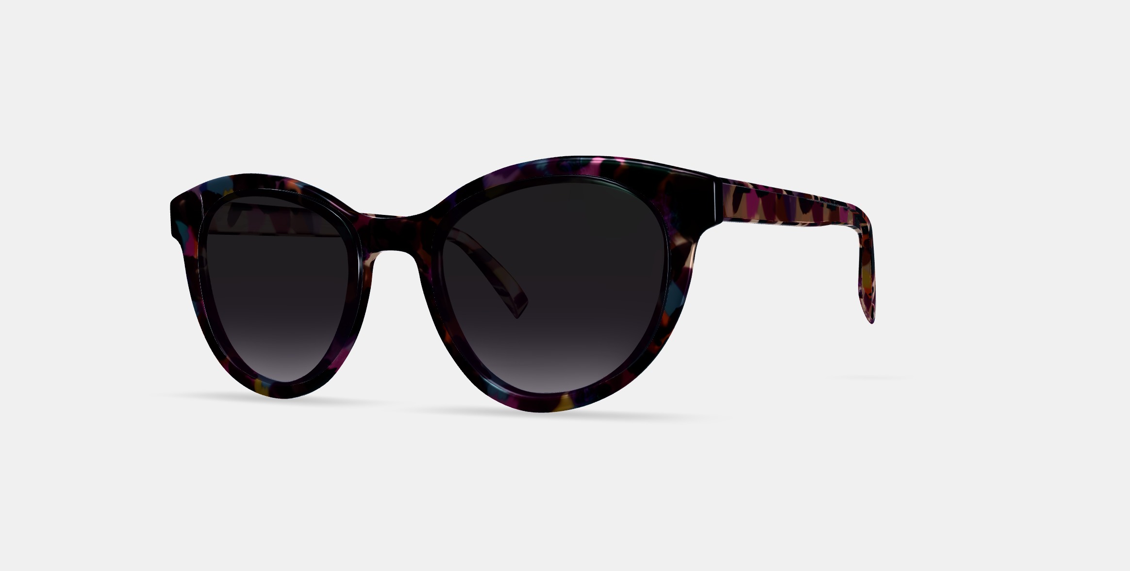 Raina Sunglasses in Confetti Tortoise 3D model_13