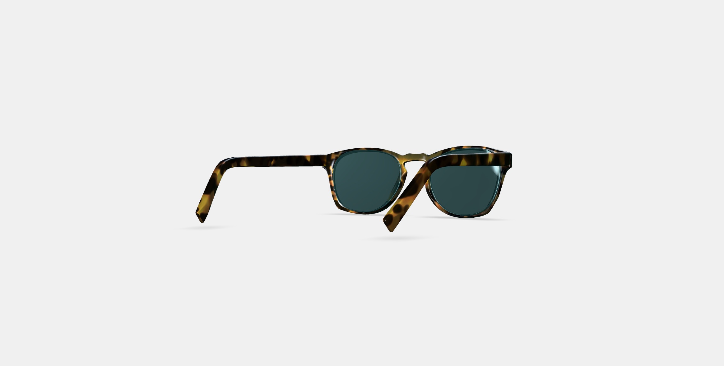 Topper Sunglasses in Hazelnut Tortoise Matte 3D model_5