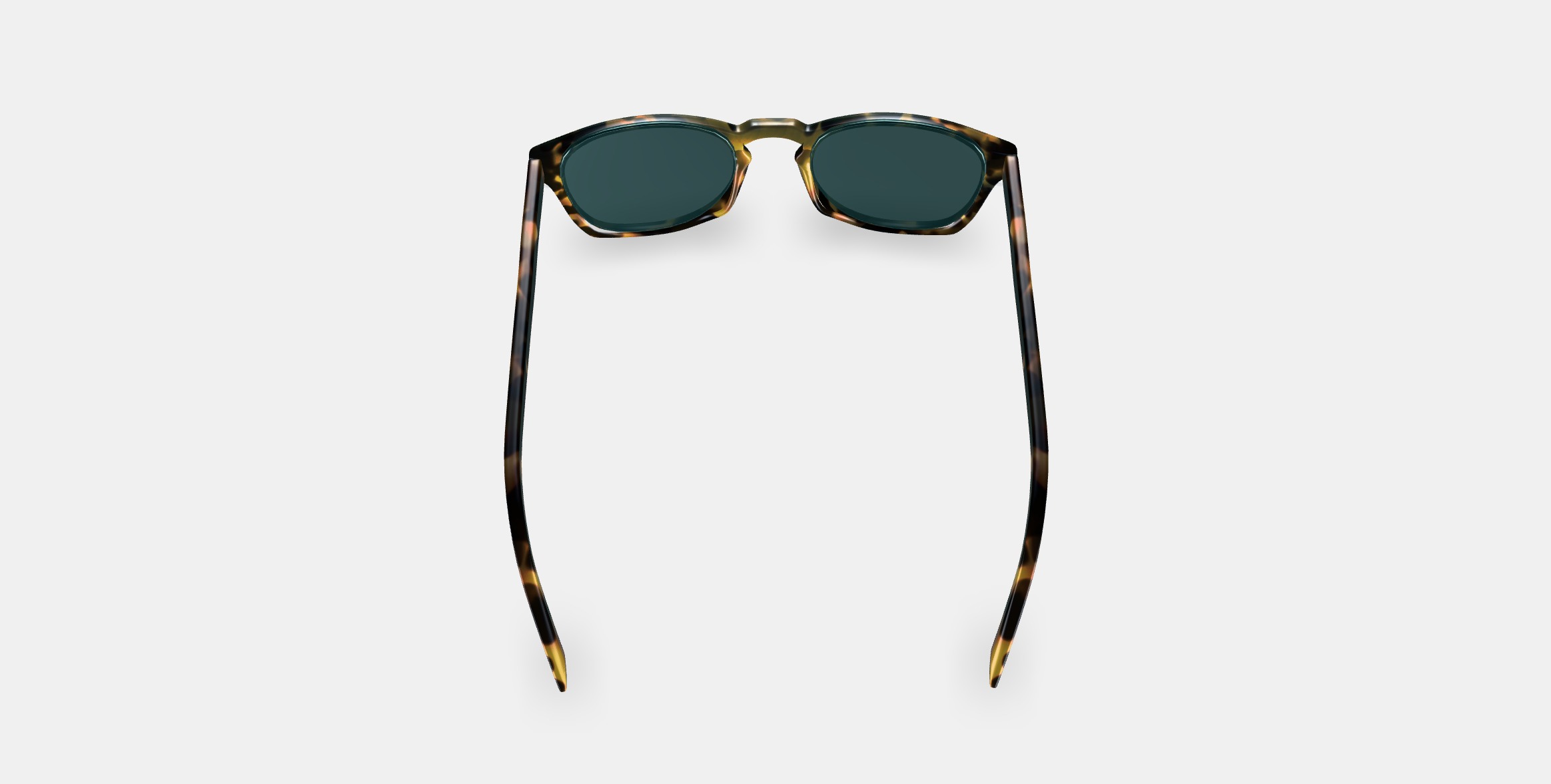 Topper Sunglasses in Hazelnut Tortoise Matte 3D model_3