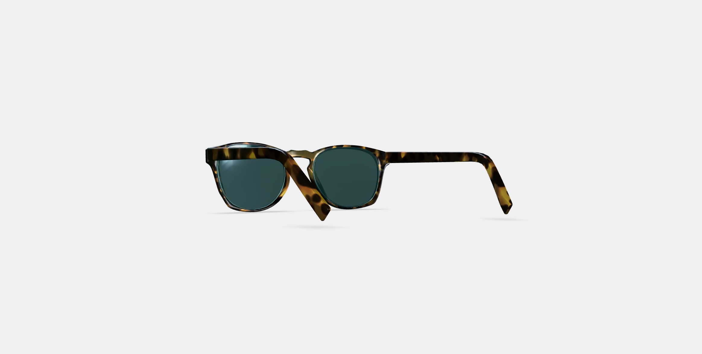 Topper Sunglasses in Hazelnut Tortoise Matte 3D model_16
