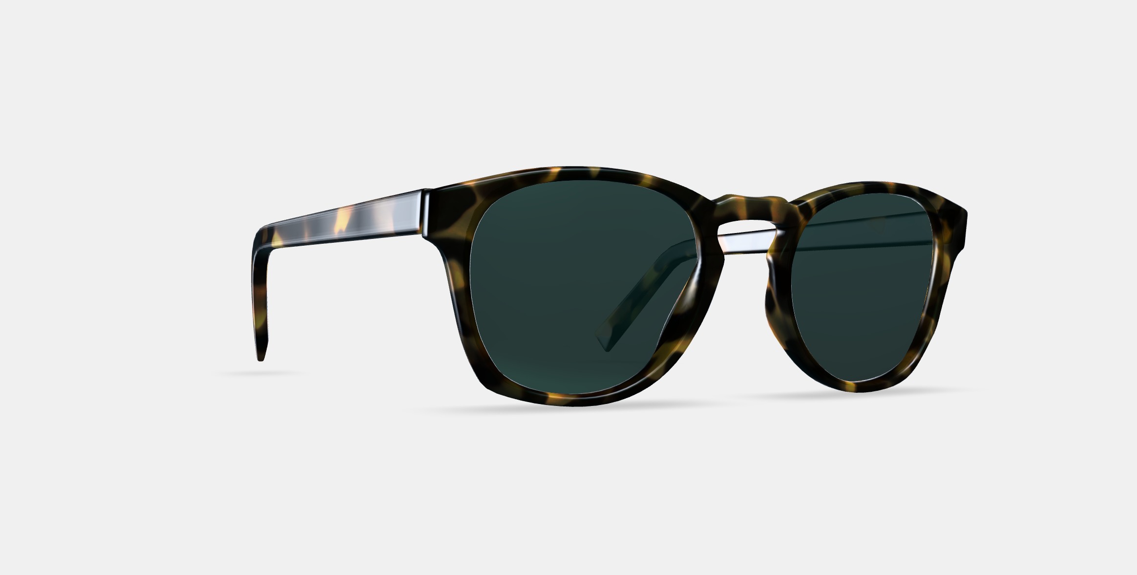 Topper Sunglasses in Hazelnut Tortoise Matte 3D model_9