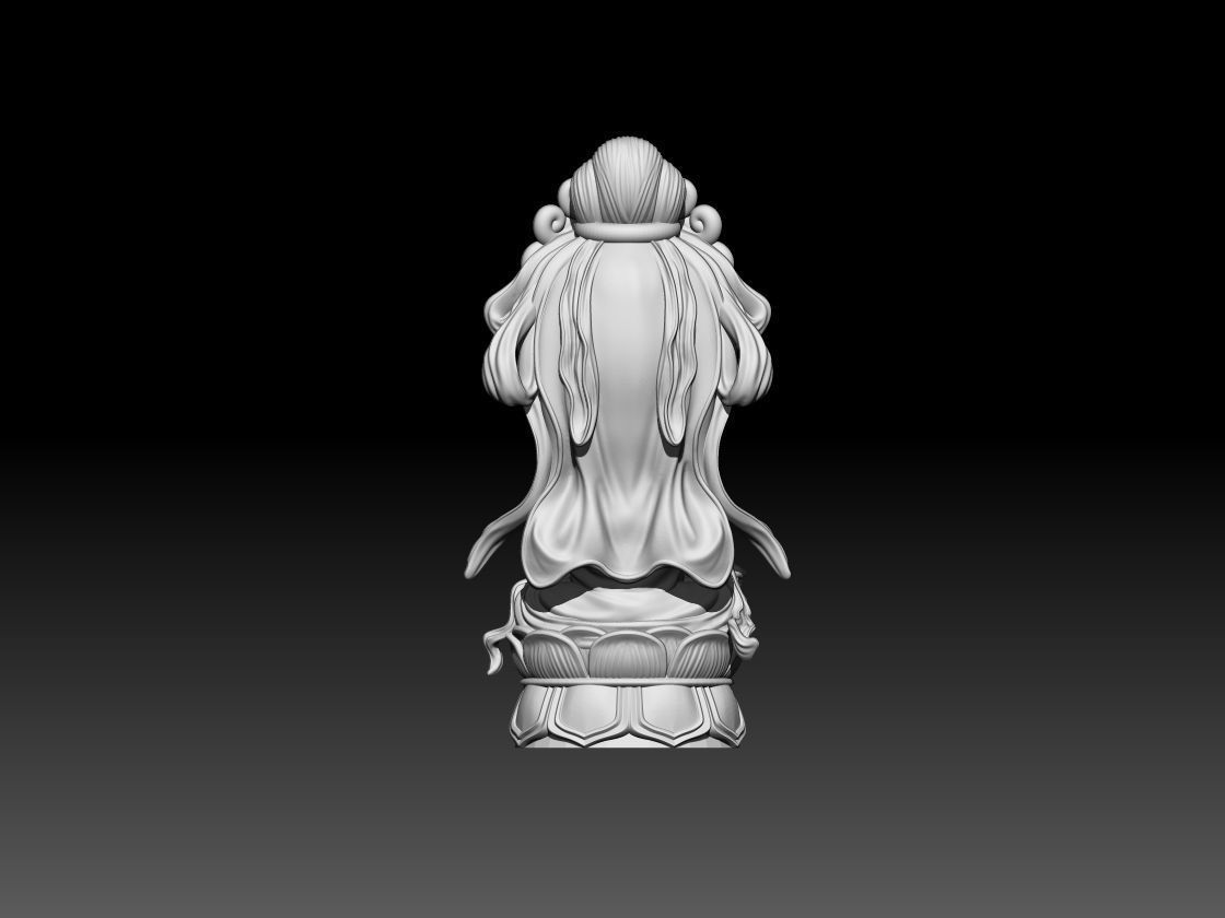 Baby Buddha 3D print model_2