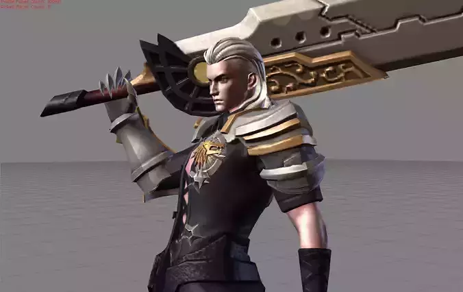 Alucard Child of the Fall Skin  Low-poly 3D model