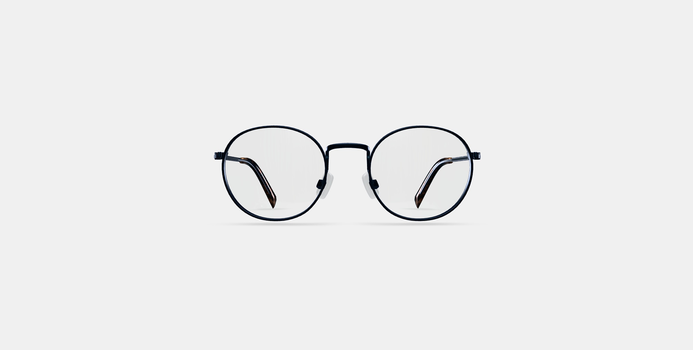 Simon Eyeglasses in Brushed Ink 3D model_10