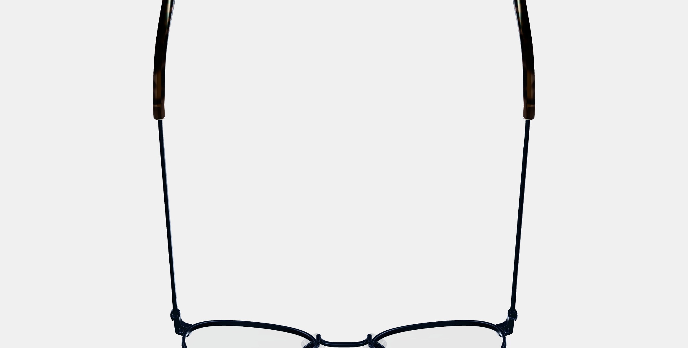 Simon Eyeglasses in Brushed Ink 3D model_8