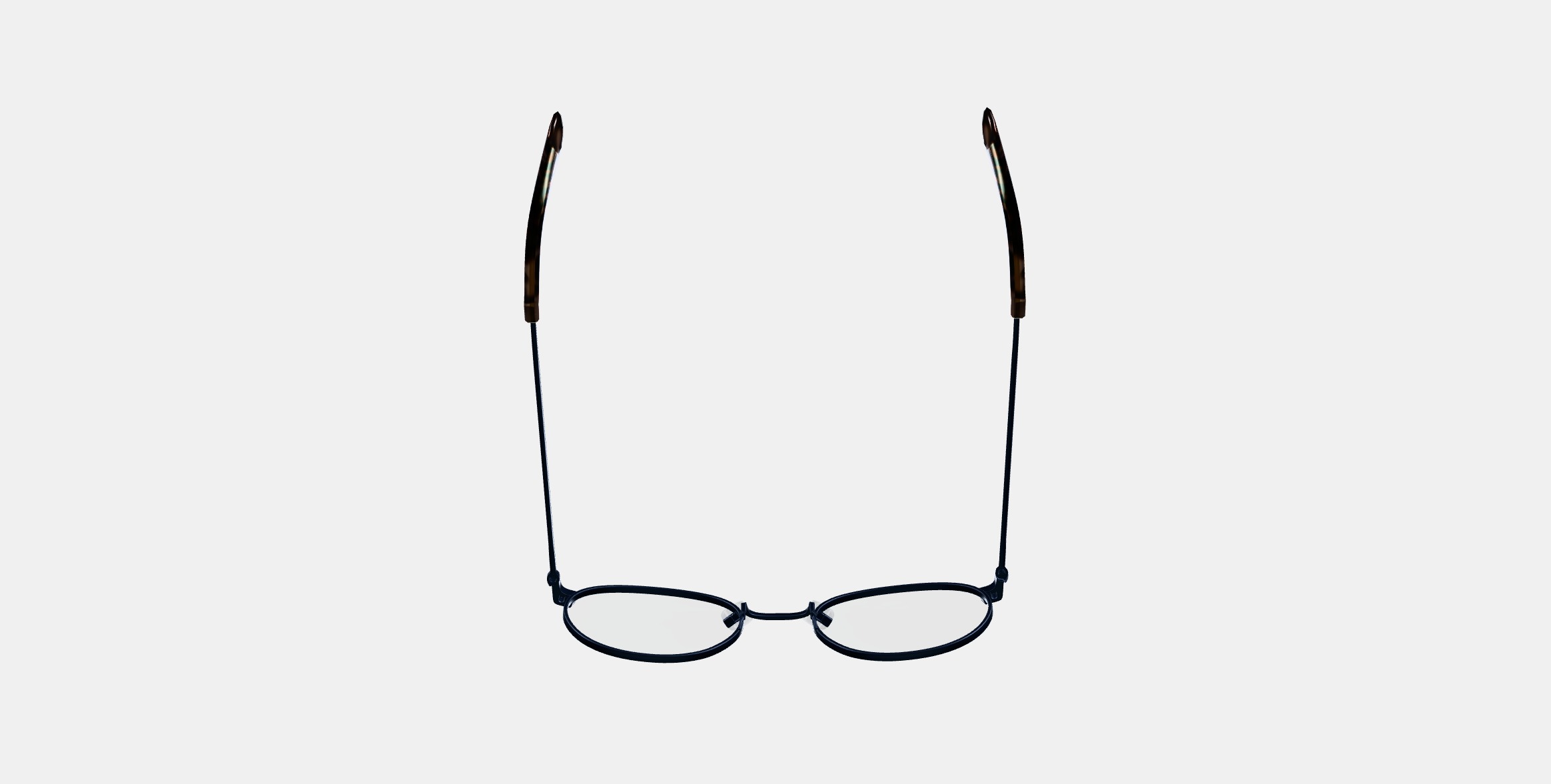 Simon Eyeglasses in Brushed Ink 3D model_7