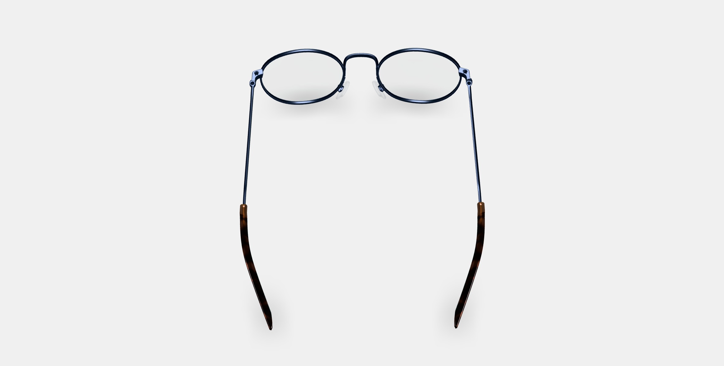 Simon Eyeglasses in Brushed Ink 3D model_3