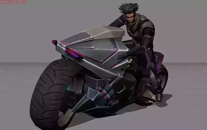 Alucard Obsidian Blade Low-poly 3D model